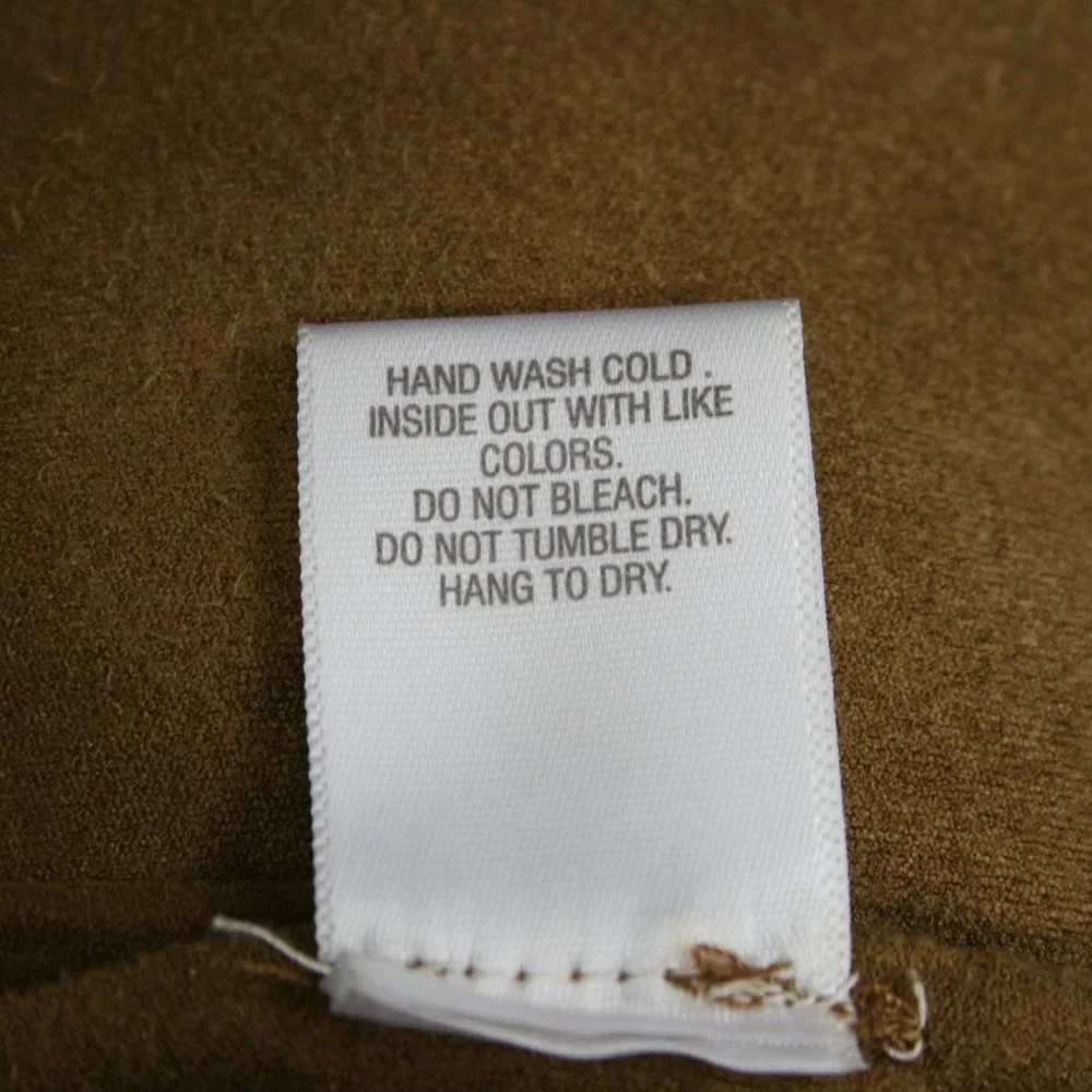 Dress Barn Lightweight Camel Faux Suede Jacket SZ M EUC - Picture 8 of 8